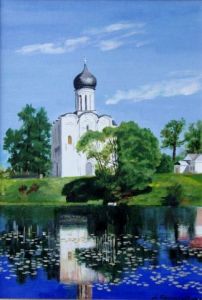 Voir le détail de cette oeuvre: Eglise sur la Nerl (Russie)